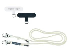 SMYCZ DO TELEFONU MOBILE ORIGIN LANYARD ROPE 6 MM 82 - 163 CM BIAŁA
