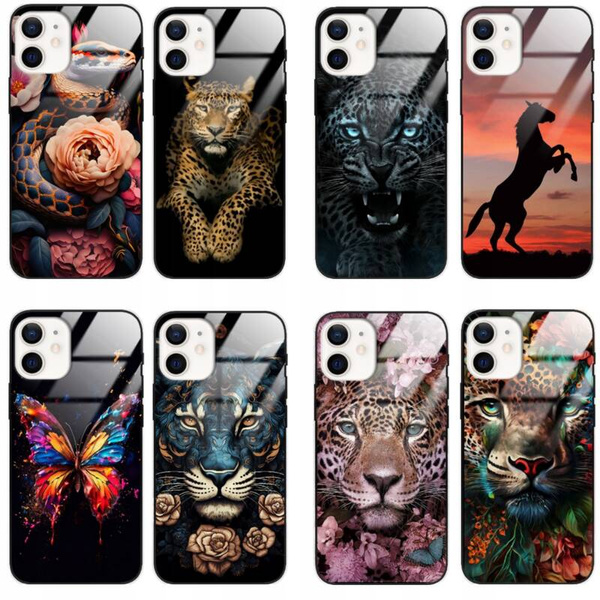 Etui akrylowe LEO zwierzęta różne wzory do iPhone 12 Mini