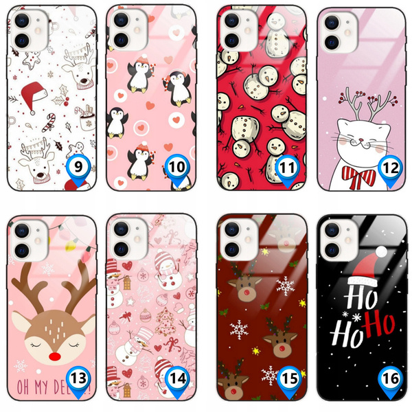 Etui akrylowe LEO świąteczne różne wzory do iPhone 11
