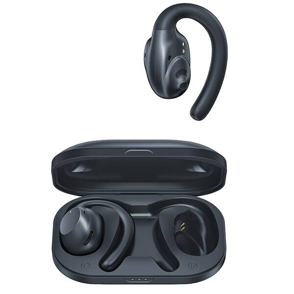 SŁUCHAWKI BEZPRZEWODOWE DOUSZNE BLUETOOTH USAMS 5.3 TWS EM BLACK