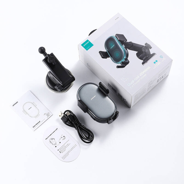 Joyroom JR-ZS299 | Uchwyt Samochodowy Qi 15W - BLACK