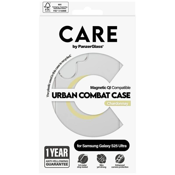 ETUI DO SAMSUNG S25 ULTRA CARE BY PANZERGLASS FLAGSHIP URBAN COMBAT