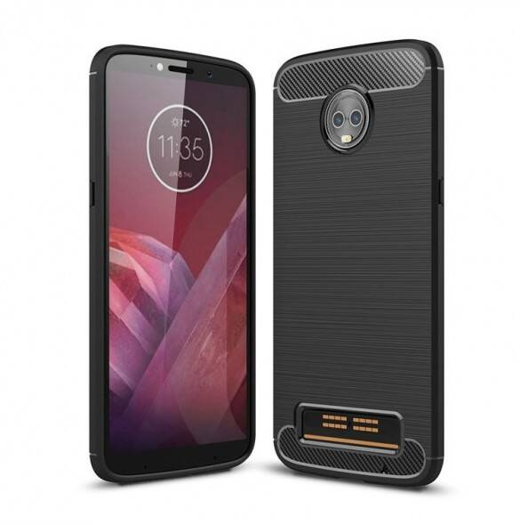 Tech-Protect TPUCarbon | Etui do Moto Z3 - BLACK