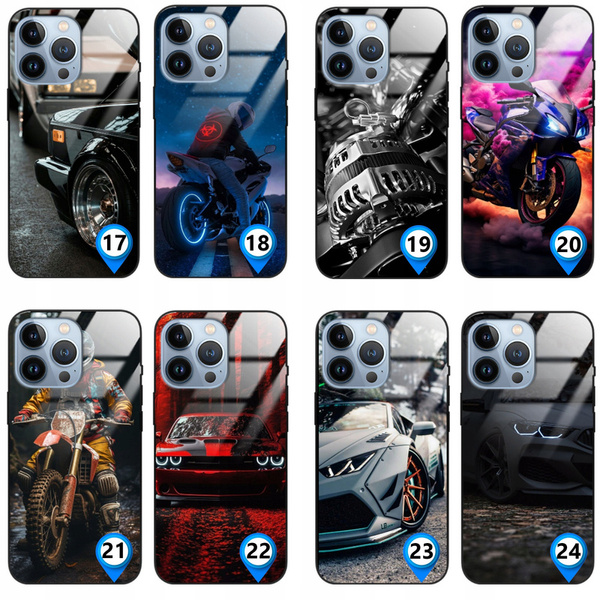 Etui akrylowe LEO motoryzacja auta różne wzory do iPhone 14 Pro Max