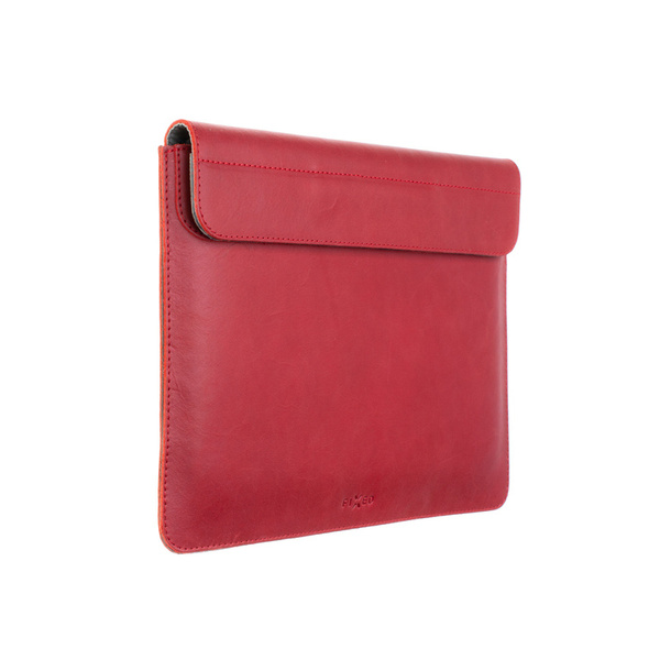 ETUI DO MACBOOK PRO 14" (2021/2023) FIXED OXFORD SKÓRZANE CZERWONE