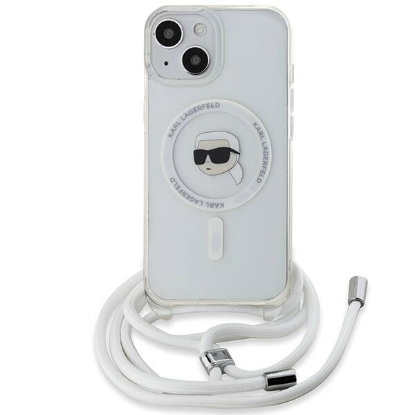 ETUI DO IPHONE 15 / 14 / 13 KARL LAGERFELD CROSSBODY IML KARL HEAD MAGSAFE