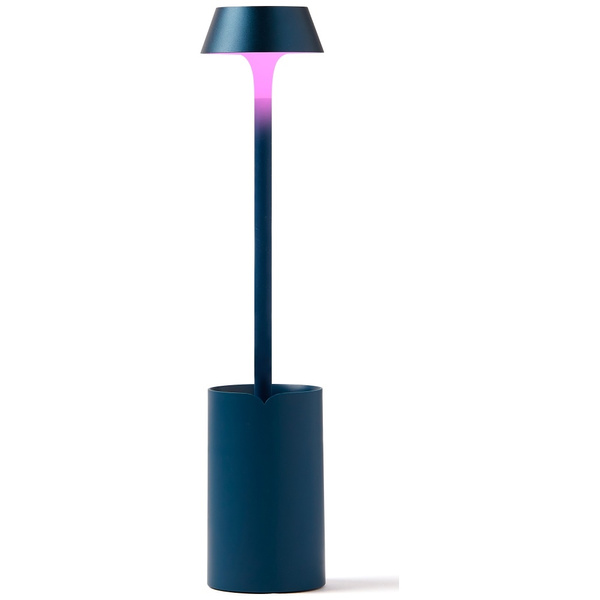 LAMPKA LED DO CZYTANIA Z KLIPSEM DO BIURKA LEXON MIMI CIEMNONIEBIESKA