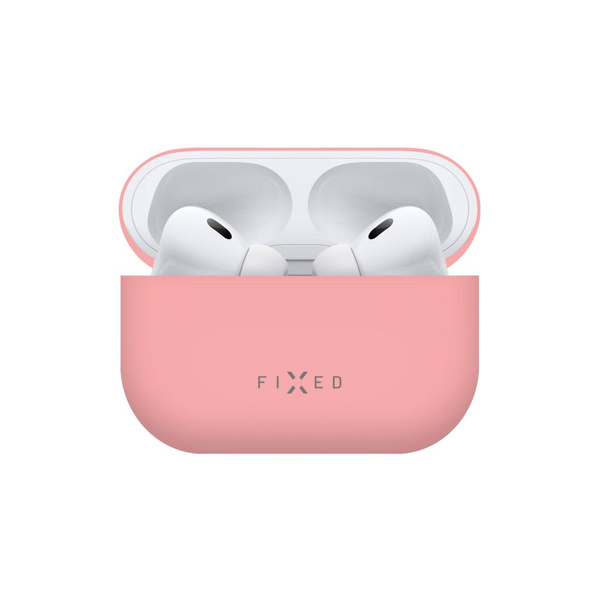 ETUI SILIKONOWE DO AIRPODS PRO 2/PRO 2 USB-C FIXED SILKY RÓŻOWE