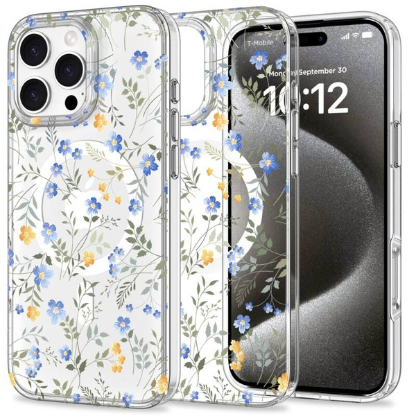 ETUI DO IPHONE 16 PRO ECH-PROTECT MAGMOOD MAGSAFE SPRING FLOWERS