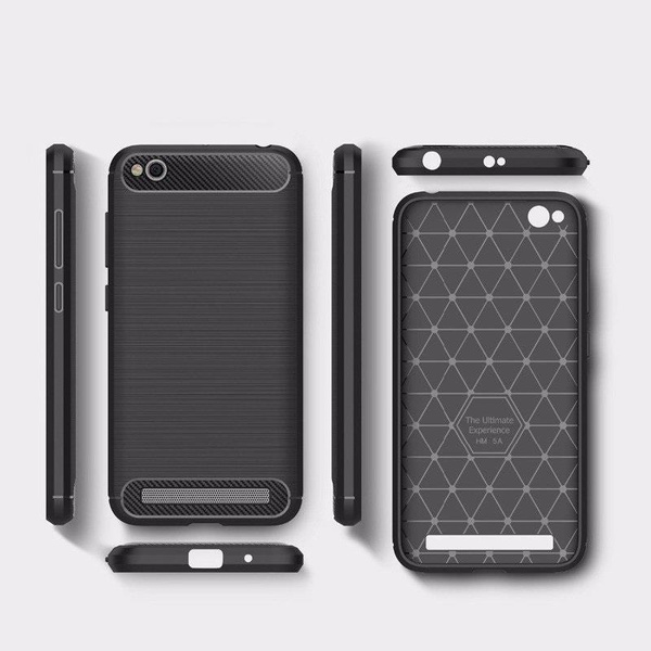 TECH-PROTECT TPUCARBON etui do XIAOMI REDMI 5A - BLACK