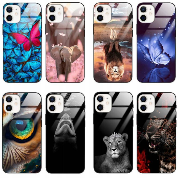 Etui akrylowe LEO zwierzęta różne wzory do iPhone 12 Mini