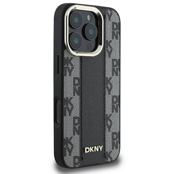 ETUI DO IPHONE 16 PRO MAX 6.9" DKNY CHECKERED PATTERN MAGSAFE CZARNE