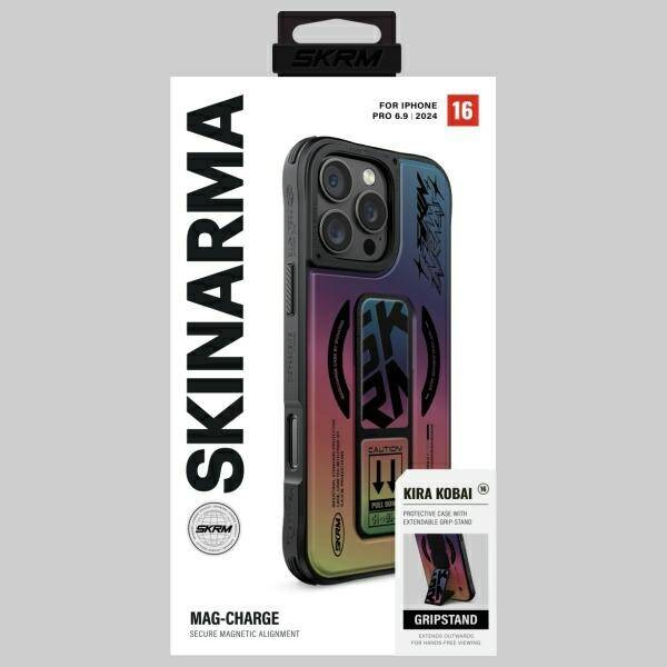 ETUI DO IPHONE 16 PRO MAX SKINARMA KIRA KOBAI MAGNETIC CHARGING GRIP STAND