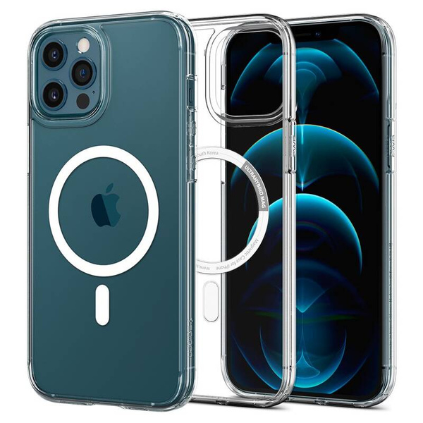 Spigen Ultra Hybrid MagSafe | Etui do iPhone 12/12 Pro - WHITE