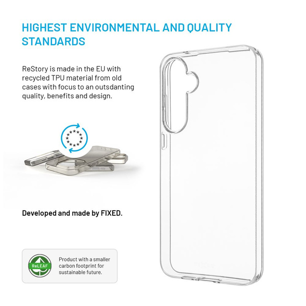 ETUI DO SAMSUNG GALAXY A55 5G FIXED RESTORY ŻELOWE TPU PRZEZROCZYSTE