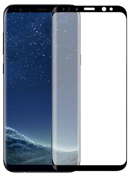 MyScreen Max Glass 3D | Szkło Hartowane do Galaxy S8 - BLACK