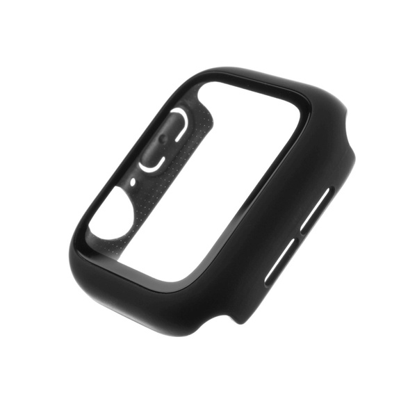 ETUI DO APPLE WATCH 40MM ZE SZKŁEM HARTOWANYM FIXED PURE+ CZARNE