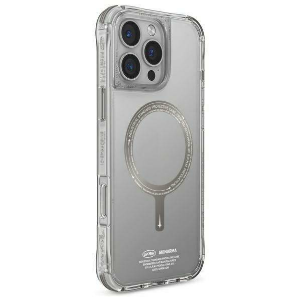 ETUI DO IPHONE 16 PRO MAX SKINARMA SAIDO MAGNETIC CHARGING TITANIUM