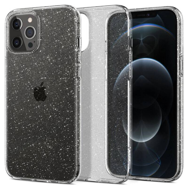 Spigen Crystal Glitter | Etui do iPhone 12/12 Pro - CLEAR