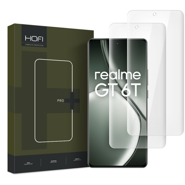 SZKŁO HARTOWANE DO REALME GT 6 / GT 6T HOFI UV GLASS PRO+ 2-PACK