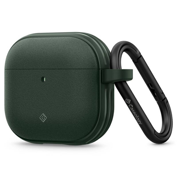 ETUI DO APPLE AIRPODS 4 CASEOLOGY VAULT MIDNIGHT GREEN