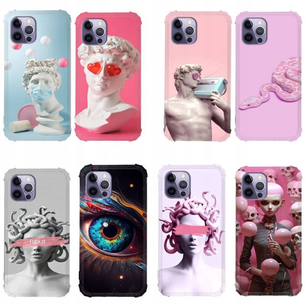 Etui wzmacniane Anti-Shock LEO fancy art różne wzory do iPhone 14 Pro Max