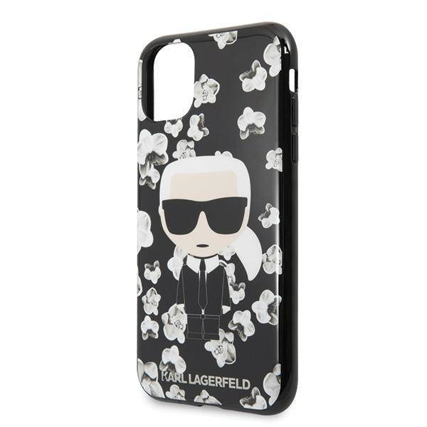 KARL LAGERFELD Flower Ikonik etui Apple iPhone 11 Pro - BLACK