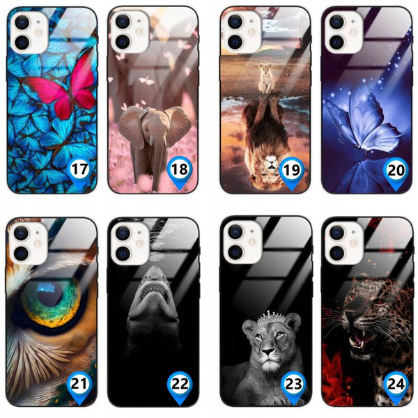Etui akrylowe LEO zwierzęta różne wzory do iPhone 12 Mini