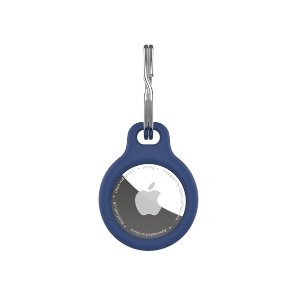 SILIKONOWE ETUI DO APPLE AIRTAG  FIXED SILKY NIEBIESKIE