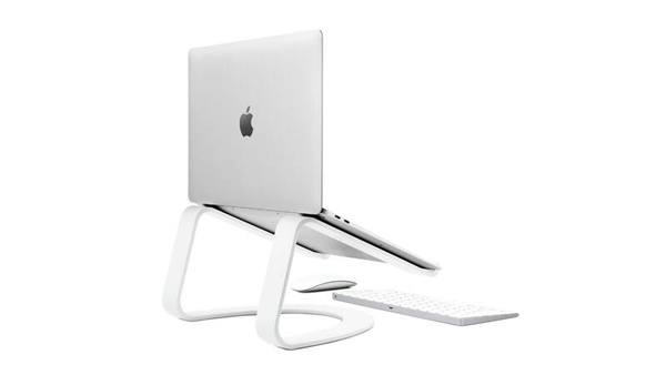 ALUMINIOWA PODSTAWKA DO APPLE MACBOOK TWELVE SOUTH CURVE WHITE