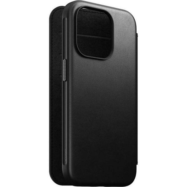 Nomad Leather Folio Modern | Etui do iPhone 15 Pro Max - BLACK