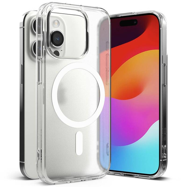 Ringke Fusion MagSafe | Etui do iPhone 15 Pro - MATTE CLEAR