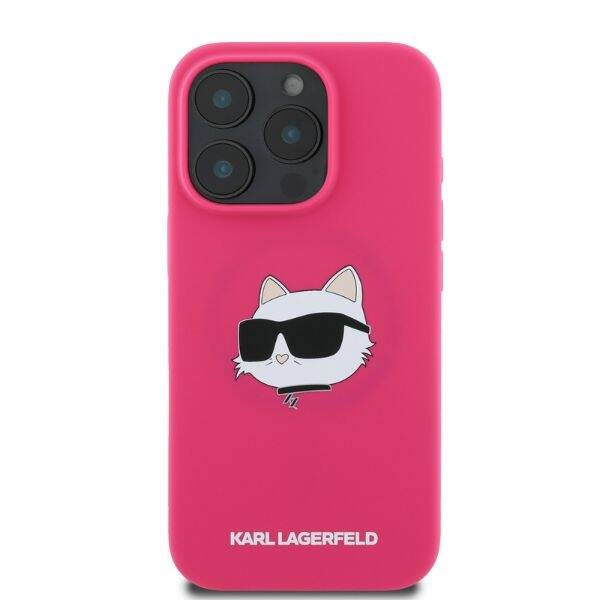 ETUI DO IPHONE 16 PRO MAX 6.9" KARL LAGERFELD CHOUPETTE HEAD PRINT MAGSAFE