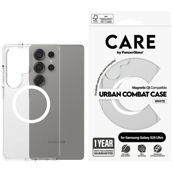 ETUI DO SAMSUNG GALAXY S25 ULTRA CARE BY PANZERGLASS FLAGSHIP URBAN QI