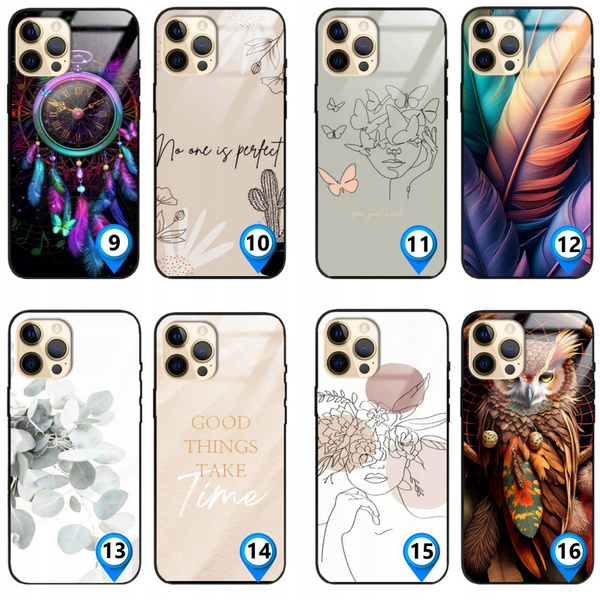 Etui akrylowe LEO boho różne wzory do iPhone 15 Pro
