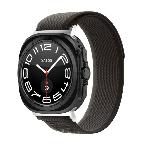 PASEK DO SAMSUNG GALAXY WATCH ULTRA 47 MM TECH-PROTECT NYLON BLACK ORANGE