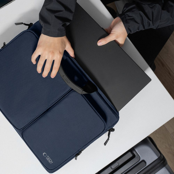 TORBA NA LAPTOPA DO 17 CALI TECH-PROTECT DEFENDER BAG GRANATOWA