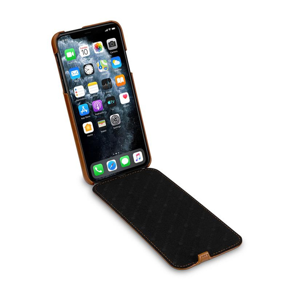 BAROON Slim Flip Brown Elegance etui do iPhone 11 Pro Max