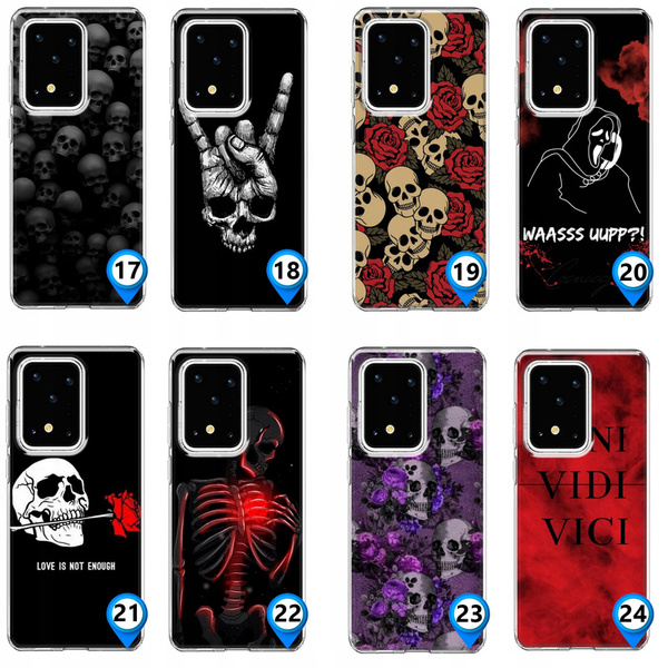 Etui silikonowe LEO horror mroczne różne wzory do Galaxy S20 Ultra