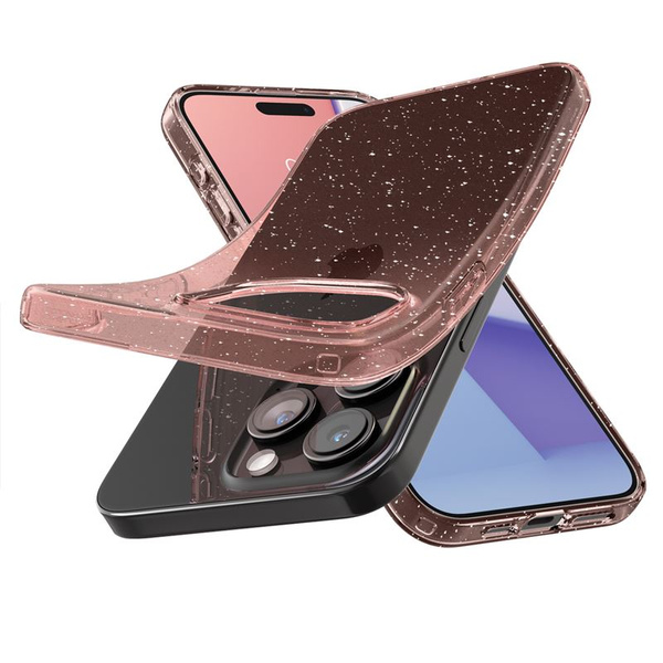 ETUI SPIGEN DO IPHONE 15 PRO LIQUID CRYSTAL GLITTER ROSE