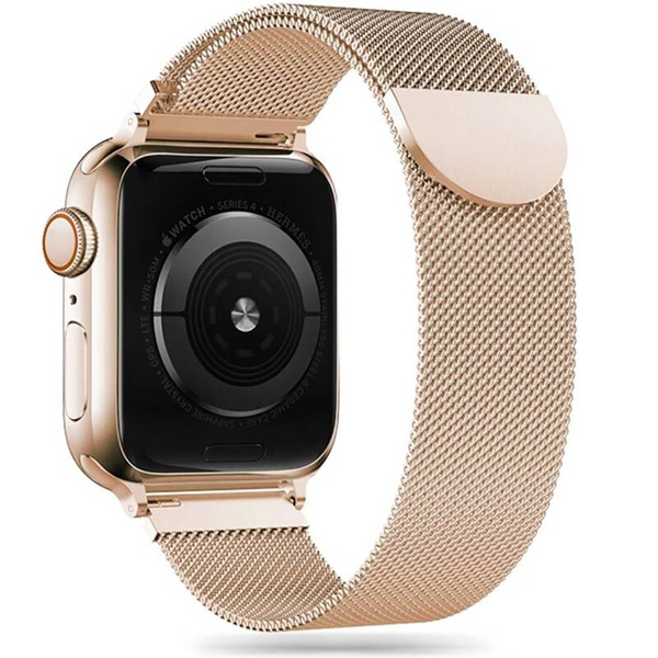 Tech-Protect Milaneseband | Bransoleta do Apple Watch 42/44/45/49mm - GOLD
