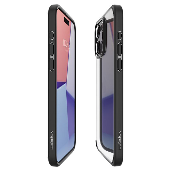 ETUI SPIGEN DO IPHONE 15 PRO MAX CRYSTAL HYBRID BLACK