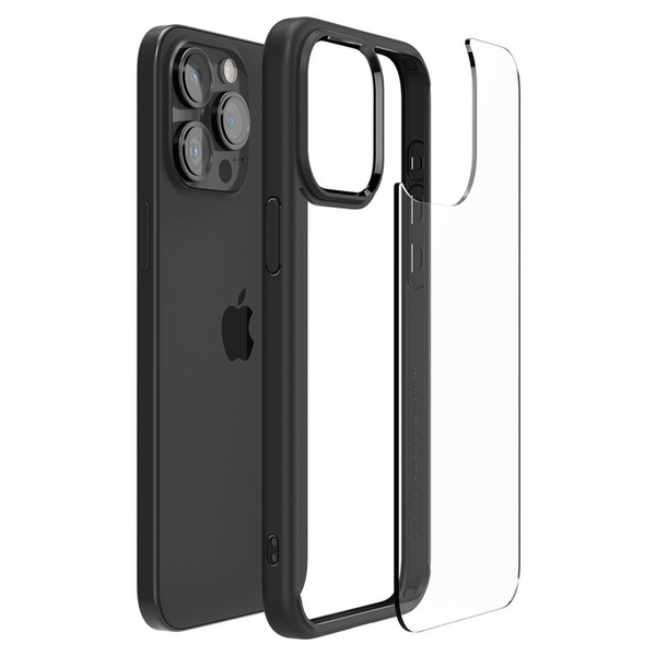 ETUI SPIGEN DO IPHONE 15 PRO MAX CRYSTAL HYBRID BLACK