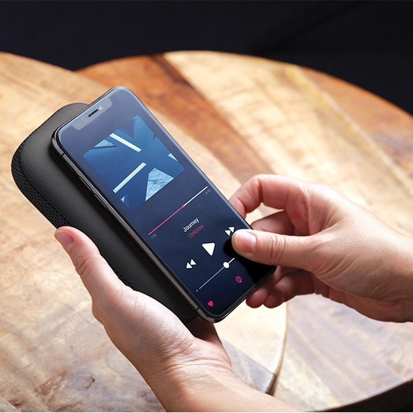 POWERBANK INDUKCYJNY 5000 MAH LEXON POWERSOUND GŁOŚNIKI BLUETOOTH CZARNY