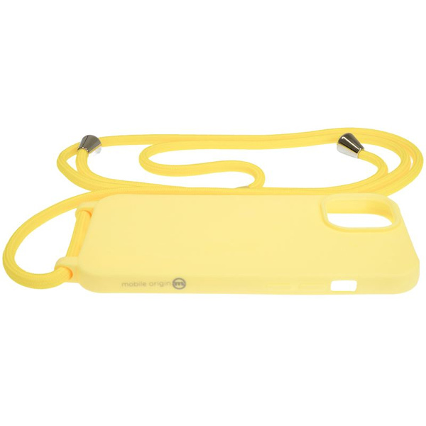 ETUI DO IPHONE 15 MOBILE ORIGIN LANYARD CASE ŻÓŁTE