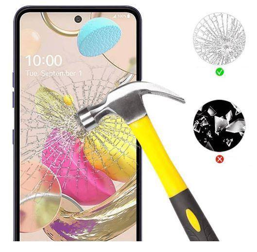SZKŁO LCD 6D FULL GLUE BLACK do LG K42/K52/K62