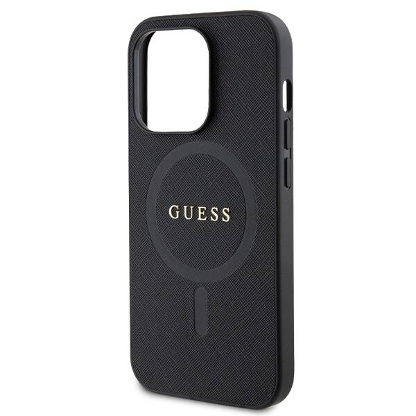 ETUI GUESS SAFFIANO MAGSAFE DO IPHONE 14 PRO BLACK
