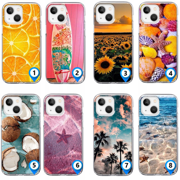 Etui silikonowe LEO summer vibe różne wzory do iPhone 14 Plus