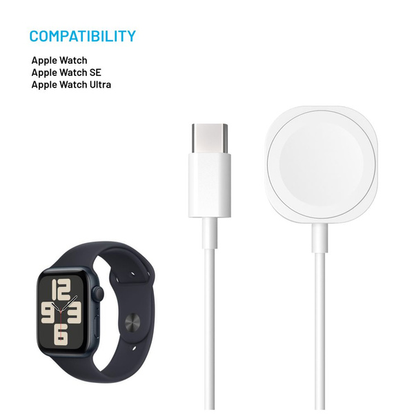 KABEL USB-C DO ŁADOWANIA APPLE WATCH FIXED PRO BIAŁY