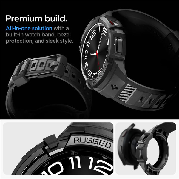 ETUI Z PASKIEM DO SAMSUNG GALAXY WATCH 6 CLASSIC 47 MM SPIGEN RUGGED ARMOR